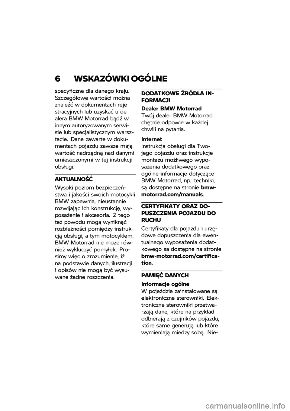 BMW MOTORRAD R NINE T URVAN G/S 2020  Instrukcja obsługi (in Polish) �7 ��������� ������
������.����� �
�� �
����� ����%��!�0������ ���� �������� �\b����������>� � �
����\b������# ���%��$����