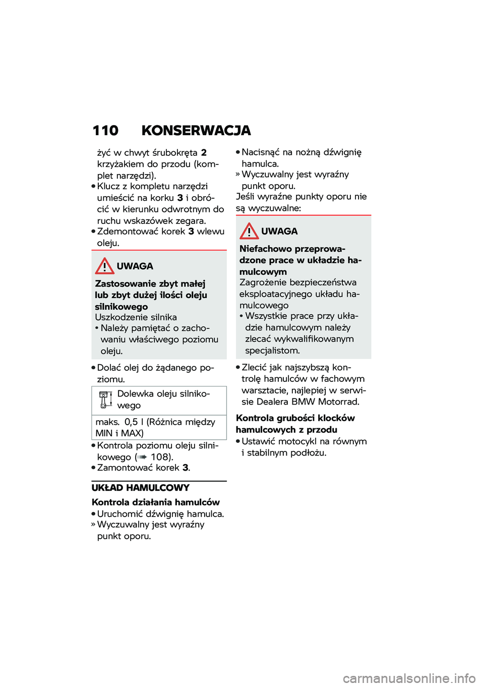 BMW MOTORRAD R NINE T URVAN G/S 2020  Instrukcja obsługi (in Polish) �\f�\f�
 ������Q���?��
��� � ��#��� ����&����	���:����������\b �
� �����
� �<���\b�$���� �����	�
���=�!�;���� � ���\b����� �����	�
�