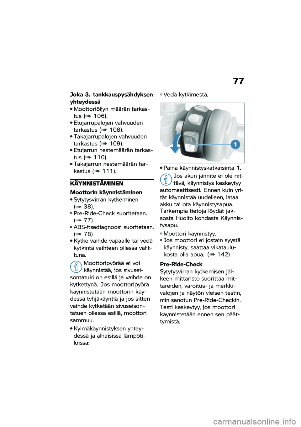 BMW MOTORRAD R NINE T URVAN G/S 2020  Käsikirja (in Finnish) �9�9
�@��\b� �2�% ���#�\b�\b��+��"�	���\f��	�\b���#�	�\f���	�����
���������!�
�� � ��	�	��	� ��
���
����� �1�<�E�C�2��)����
�����
�
���\b� �\f�
�"�\f�