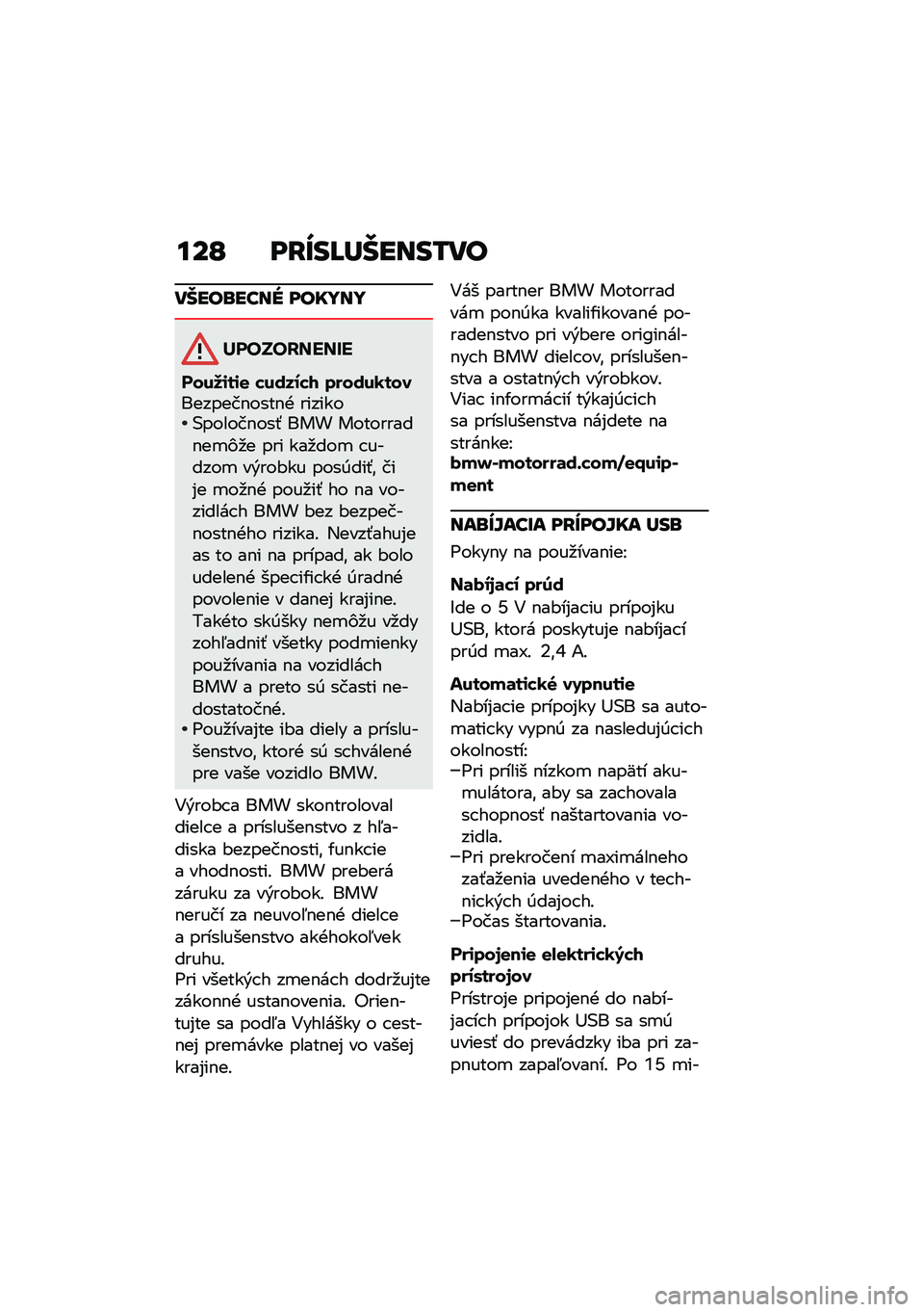 BMW MOTORRAD R NINE T URVAN G/S 2020  Návod na používanie (in Slovak) ���M ��F�`��I�^�����0��
�����\b���� ������
�����������
�����\f��\f�
 �������2 ������1����������$����$�+ �������(������$���- 