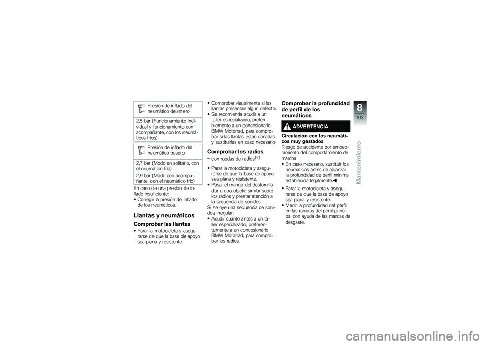 BMW MOTORRAD R NINE T RACER 2018  Manual de instrucciones (in Spanish) ��	����&� �� ������� ������
�
�#���� ��������	�
�:�"�? ���	 �=�6�
�������
����� ���������
�� � ��
�������
����� �������
���A�