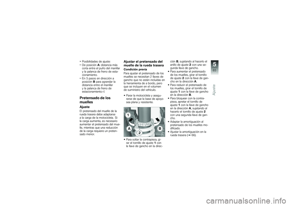 BMW MOTORRAD R NINE T RACER 2018  Manual de instrucciones (in Spanish) ������������� �� ��(�
����G
�!� �������&��\f�G ��������� �
�#����	�� ����	� �� ��
�A� ��� �
�������	� �� ������� �� ��	��� ��