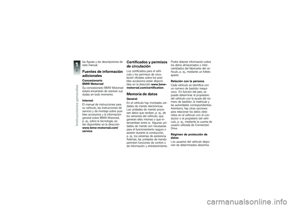 BMW MOTORRAD R NINE T RACER 2018  Manual de instrucciones (in Spanish) ��� ���\b�
�	�� � ��� �����	�������� ������ �
���
���
�>������ �� ���1�\b���	�
��)�
�	���
��\b��	���
�(�\b��
����\b��	���\b��
� �
�\b��