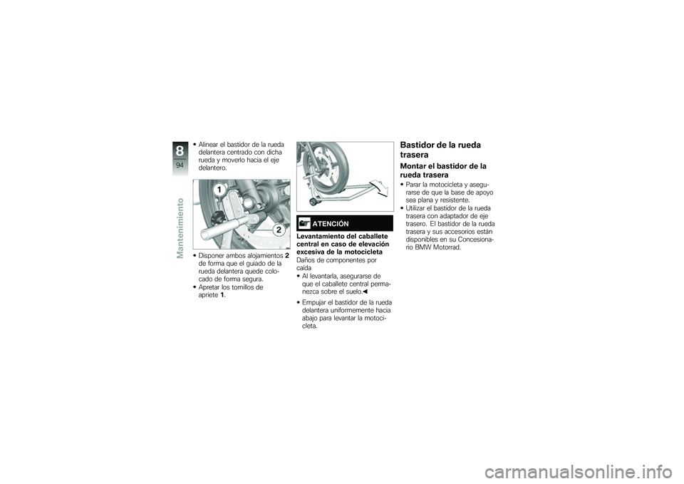 BMW MOTORRAD R NINE T RACER 2018  Manual de instrucciones (in Spanish) �+������	 �� ��������	 �� �� �	�
�����������	� �����	��� ��� ������	�
��� � �
����	�� ����� �� ��(���������	��
�!�������	 �
