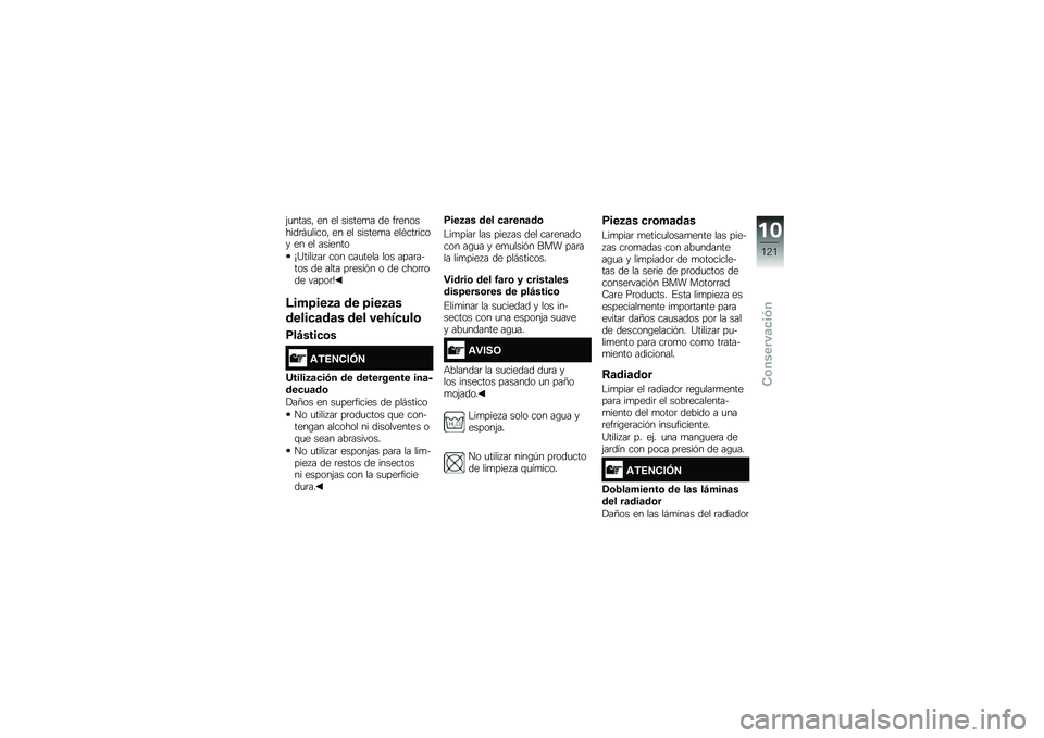 BMW MOTORRAD R NINE T RACER 2016  Manual de instrucciones (in Spanish) �(�
�����" �� �� ������
� �� ��	��������	�#�
�����" �� �� ������
� ���*���	���� �� �� �������
�W�D����� ��	 ��� ���
���� ��� �