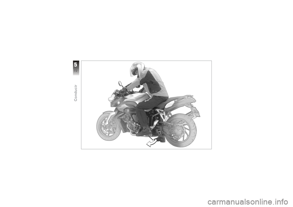 BMW MOTORRAD K 1200 R 2008  Manual de instrucciones (in Spanish) 572zConducir 