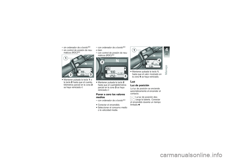 BMW MOTORRAD K 1300 R 2014  Manual de instrucciones (in Spanish) ��� ��	�������	 �� � ���	���%�B
��� �����	�� �� ��	����&� �� ���
��
�#����� �C�:�!�7�D�%�B
��������	 ��
����� �� ��������� �����