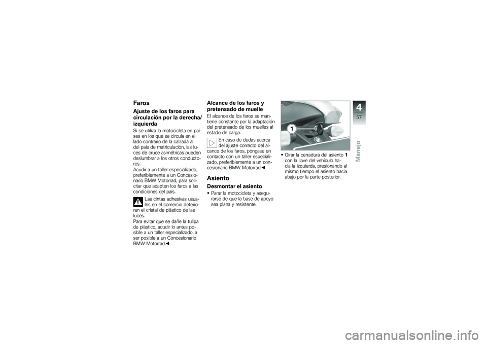 BMW MOTORRAD K 1300 R 2014  Manual de instrucciones (in Spanish) �B�	��\b�
�\f�&���� �� ��\b� �1�	��\b� �6�	��	
�
���
���	�
��(� �6�\b� ��	 �����
�7�	�C
��3�5������	
�,� �� �
����� � �� �
���������� �� �����