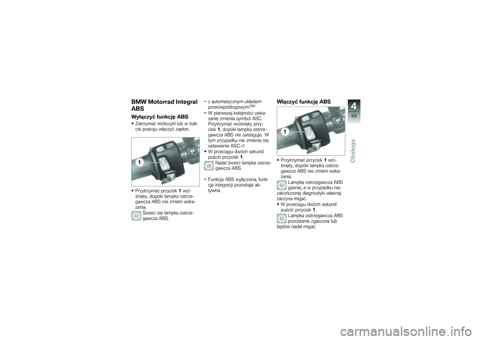 BMW MOTORRAD K 1300 R 2014  Instrukcja obsługi (in Polish) �	�
� �
�������# �=�
��\f����
�-�	�
����4����6 �7��
����0 �-�	�
�%��\f����\f��\b��# ���\f������
�<����� ��� ���\b��� �����\f��&�"����\f� �6�