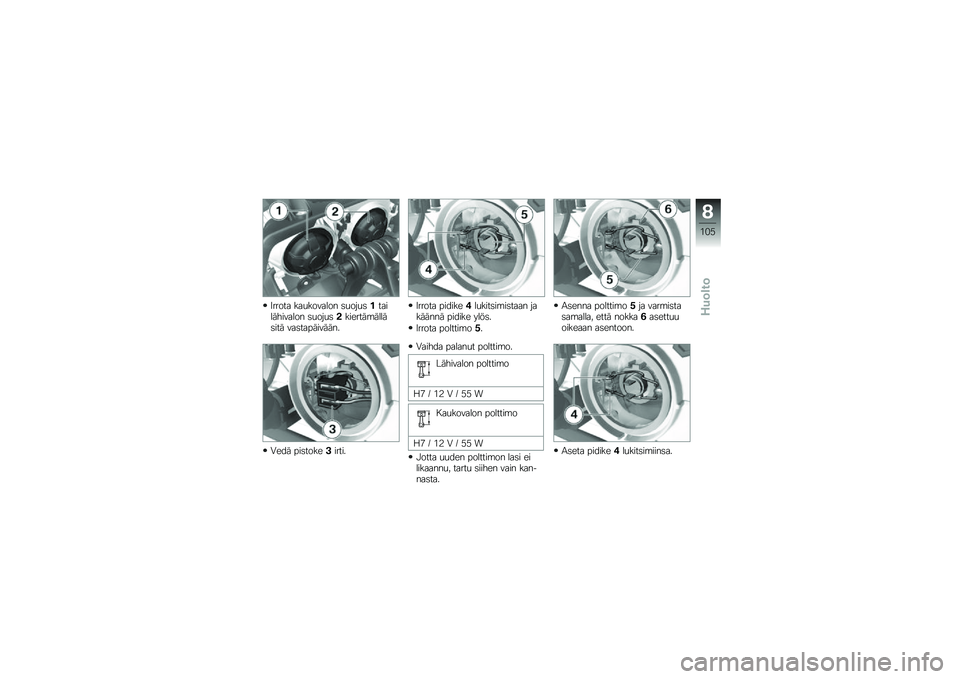 BMW MOTORRAD K 1300 R 2014  Käsikirja (in Finnish) �2����� ���
������� �	�
���
�	������������� �	�
���
�	��������\b�����	��� ���	����������
�.��� ���	����������
�2����� ���