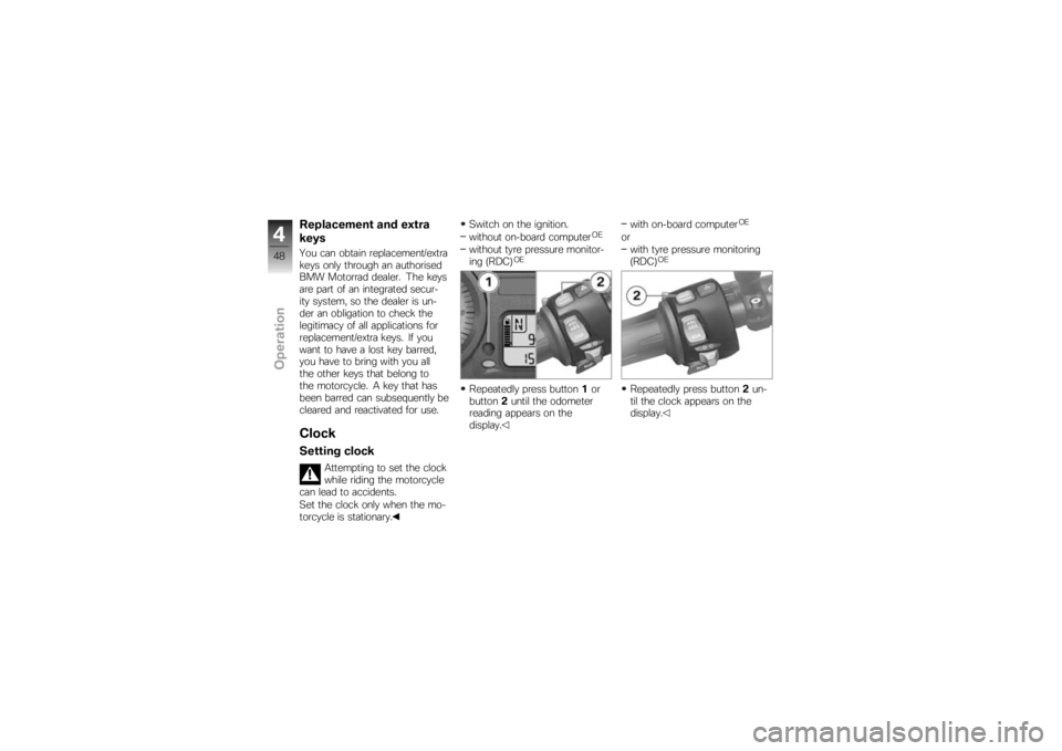 BMW MOTORRAD K 1300 R 2009  Riders Manual (in English) �#��"�������� ��� ��<���
�8��-�
�%�� ��	� ���
�	�� �����	������
�I��&�
��	
���
� ����
 �
������ �	� �	��
�������
��� ���
����	� ���