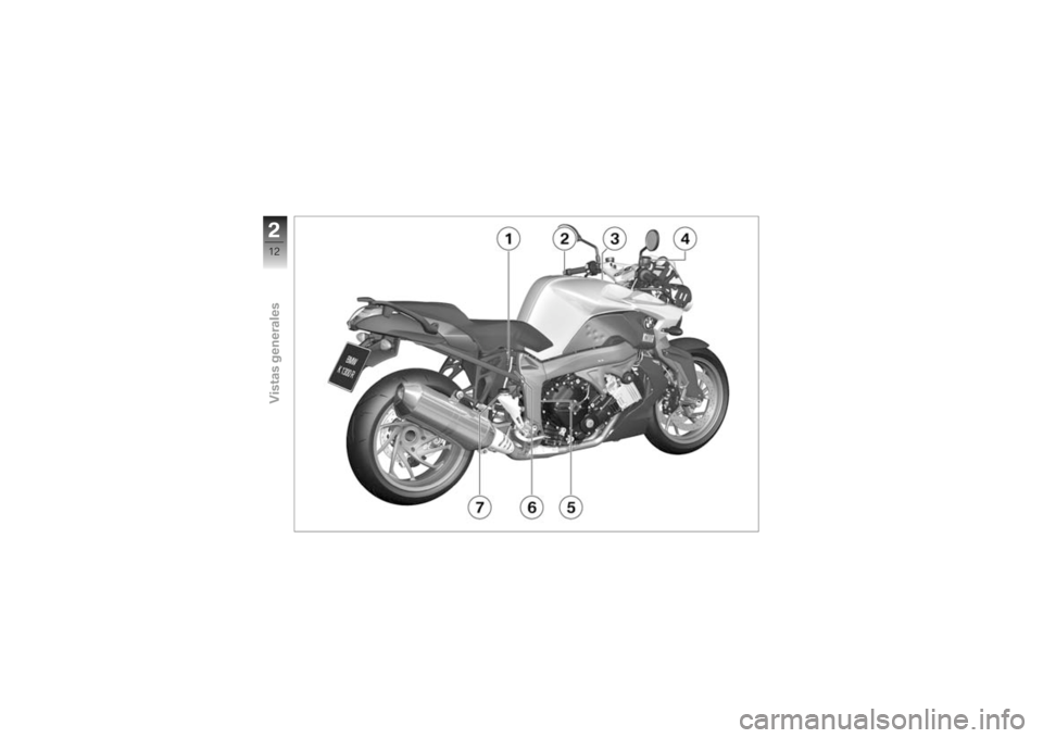 BMW MOTORRAD K 1300 R 2009  Manual de instrucciones (in Spanish) �
�1�:
�.�����
��������
��� 