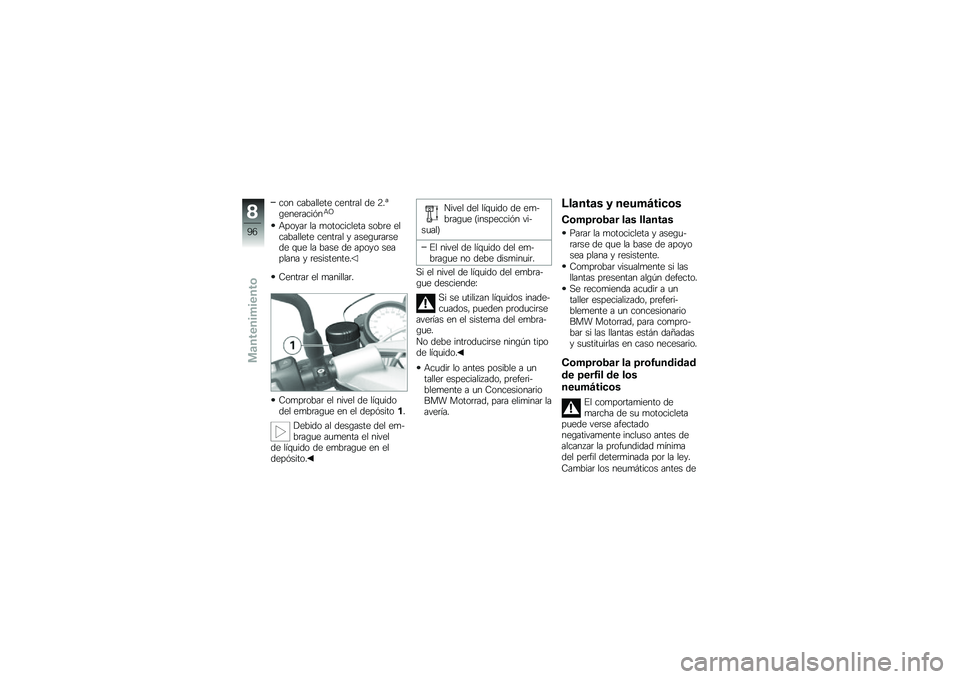 BMW MOTORRAD K 1300 R 2012  Manual de instrucciones (in Spanish) ��� ��������� �����	�� �� �8��T�\b����	����%��+�B
�+�����	 �� �
���������� ����	� ����������� �����	�� � ����\b�
�	��	���� �\f
