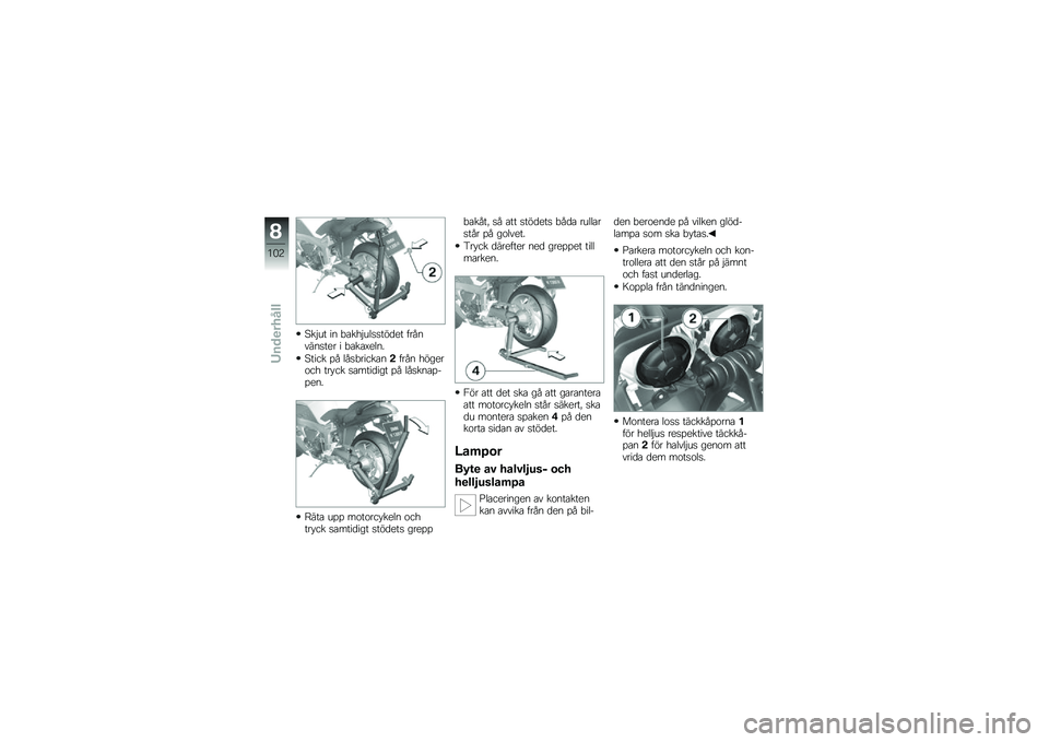 BMW MOTORRAD K 1300 R 2012  Instruktionsbok (in Swedish) �6��$�\b� ��
 �!����$�\b�	������
� ����
�\f��
���
� � �!����D�
�	�
�
�6���� �%� �	���!������
�!����
 ����
���� ����� ��������� �%� �	���
