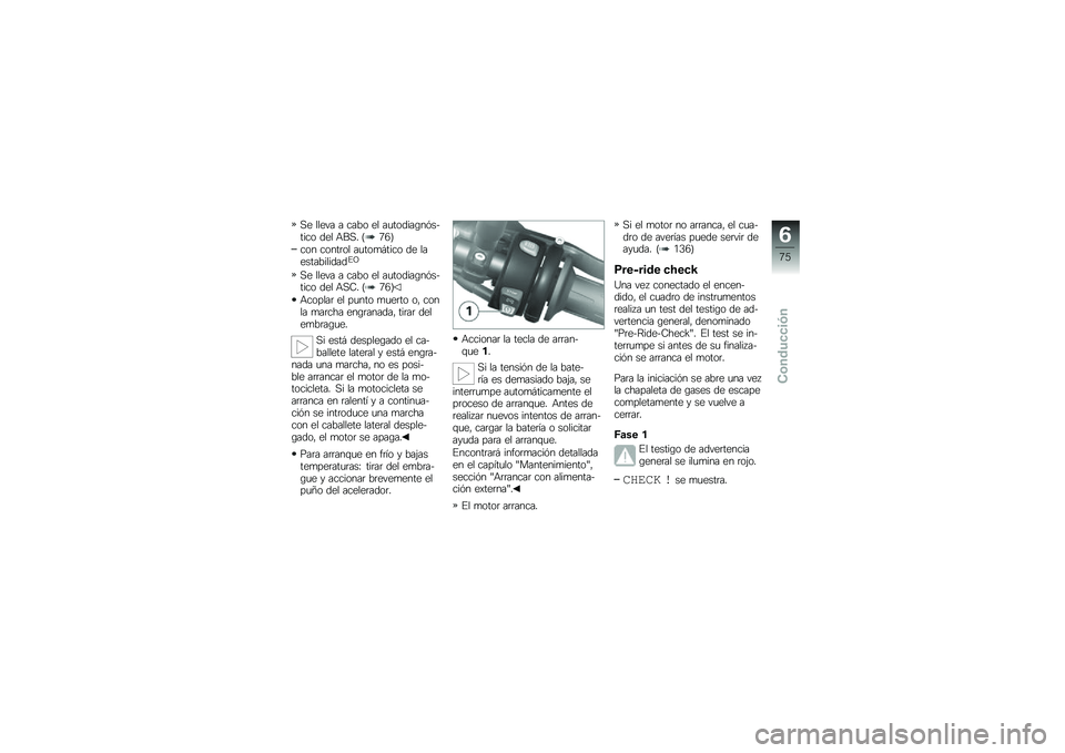 BMW MOTORRAD K 1300 R 2014  Manual de instrucciones (in Spanish) �,� ����� � ���� �� ��
������\b��&������ ��� �+��,� �C�3�5�D
��� �����	�� ��
���
�#���� �� ��������������%�B
�,� ����� � ���� �