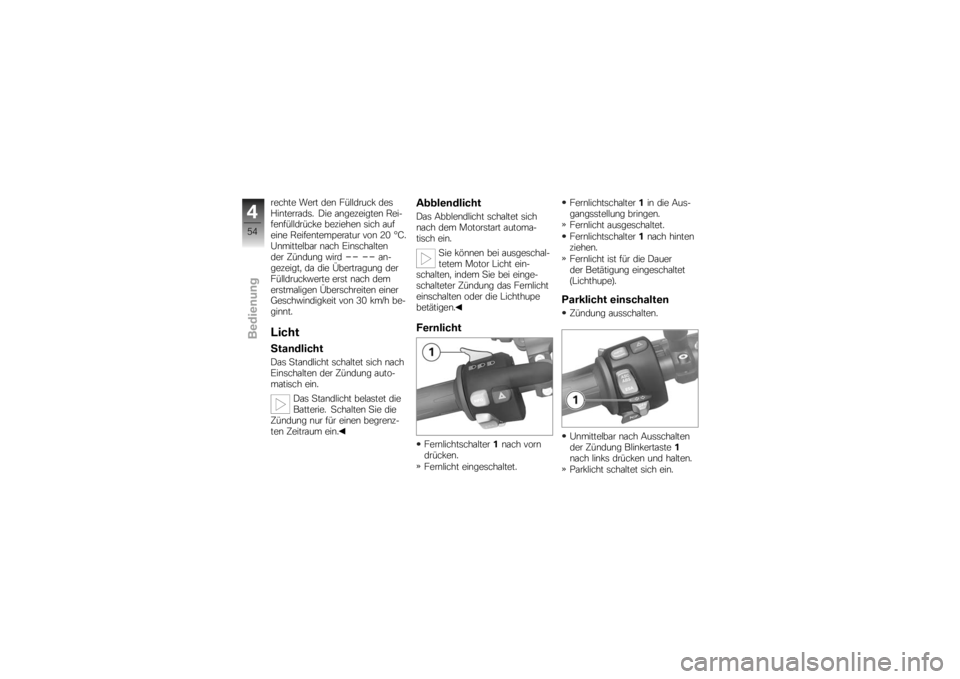 BMW MOTORRAD K 1300 R 2008  Betriebsanleitung (in German) ������ ���� ��� ���#�#�����  ���	
�$���������	� ��� �����%������ �+���
������#�#����� � ���%����� �	��� ���
���� �+������