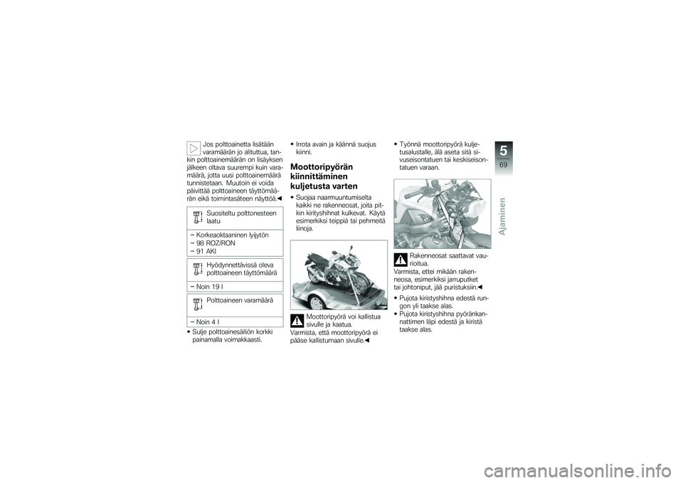 BMW MOTORRAD K 1300 R 2011  Käsikirja (in Finnish) ���
 �"��	����\b�
�����\b �	�
�
������%�\b��\b�\f����� � � �\b�	�
������\b�) ��\b��&��
� �"��	����\b�
���\f����� �� �	�
�
����
��� ��	���� ��	��