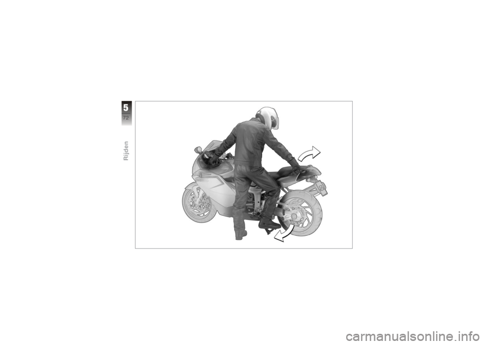 BMW MOTORRAD K 1200 S 2005  Handleiding (in Dutch) 572zRijden 