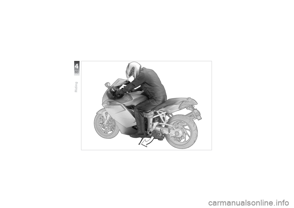 BMW MOTORRAD K 1200 S 2004  Riders Manual (in English) Riding460 