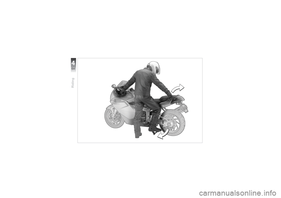 BMW MOTORRAD K 1200 S 2004  Riders Manual (in English) Riding464 