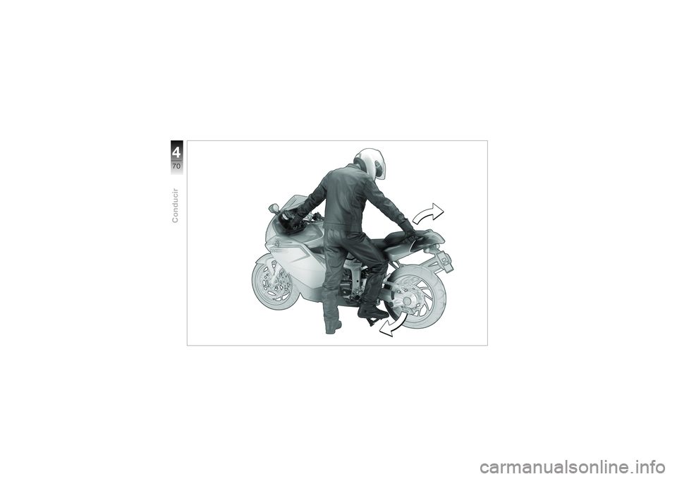 BMW MOTORRAD K 1200 S 2004  Manual de instrucciones (in Spanish) Conducir470 