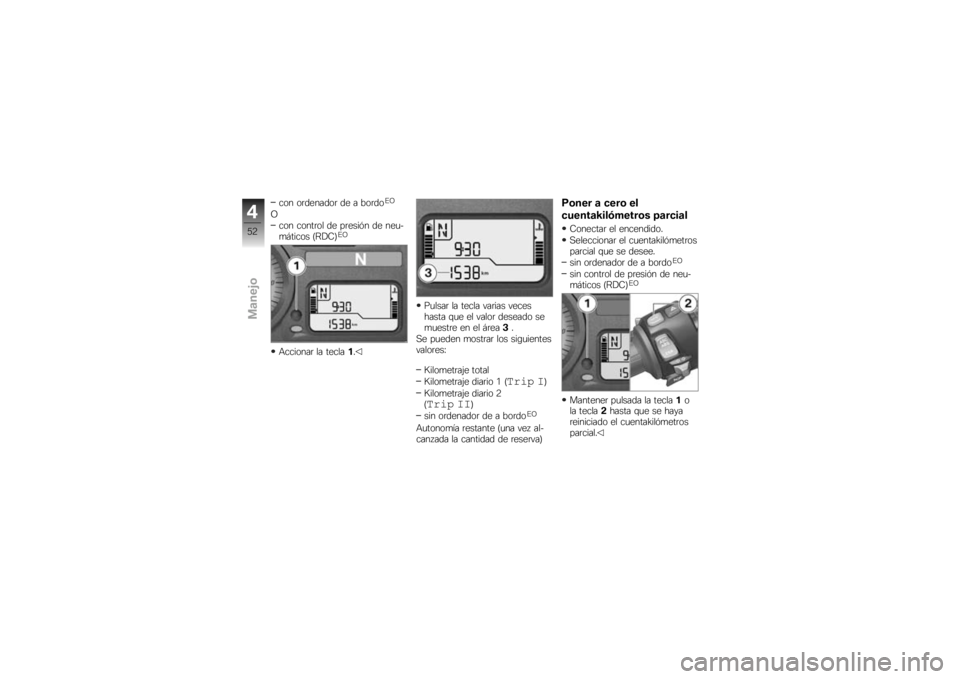 BMW MOTORRAD K 1300 S 2009  Manual de instrucciones (in Spanish) ��� ��	�������	 �� � ���	���$�A
�A
��� �����	�� �� ��	����%� �� ���
�
�
�!����� �<�;� �-�=�$�A
�+�������	 �� �������
��
����	 �� ����