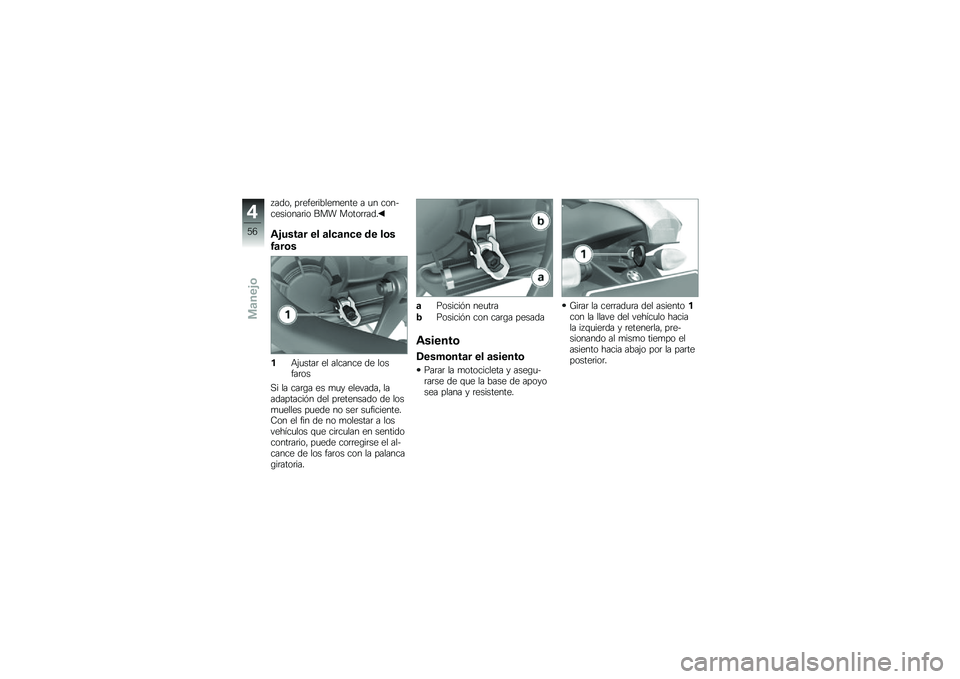 BMW MOTORRAD K 1300 S 2013  Manual de instrucciones (in Spanish) ����� ��	����	�����
���� � �
� ����$��������	�� ��� �����	�	���
�*�"����
� �� �
���
��� �\b� ��	�
�0�
��	�
��+�&�
����	 �� �������