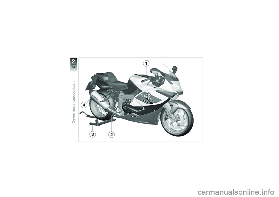 BMW MOTORRAD K 1300 S 2013  Εγχειρίδιο ιδιοκτήτη (in Greek) �
�:�C
�=� �!�
��"�
������"��\b��!���$���� 