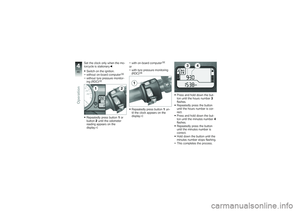 BMW MOTORRAD K 1300 S 2014  Riders Manual (in English) �6��
 �
�� ��\f���! ���\f�
 ���� �
�� ����
��\b��
��\f� �� ��
�	�
����	�\b�
�
�6���
�� �� �
�� �����
����
���
����
 ������	�\b� ���� ��
��\b