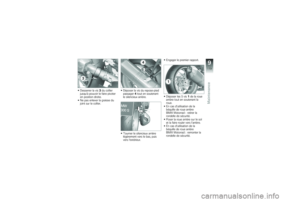 BMW MOTORRAD K 1300 S 2014  Livret de bord (in French) �E�	���	���	� �� ��\f��)�� �
����\f�	��D������% ������\f� ��	 ���\f��	 ��\f����	��	� ����\f��\f�� ����\f��	�
��	 ��� �	���	��	� �� ����\f��