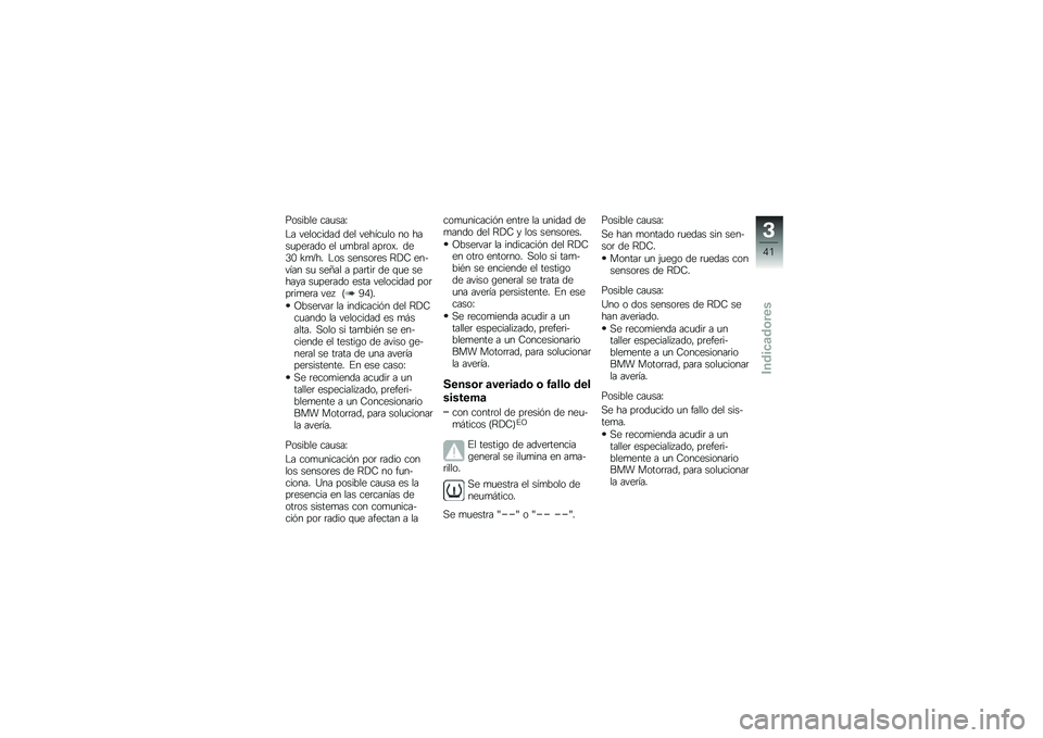 BMW MOTORRAD K 1300 S 2014  Manual de instrucciones (in Spanish) ������� ���
���M
�$� ��������� ��� ������
�� �� ����
���	��� �� �
�
��	�� ���	��)� ���0�- �G�
�O�� �$�� ������	�� �<�!�: ������� �
