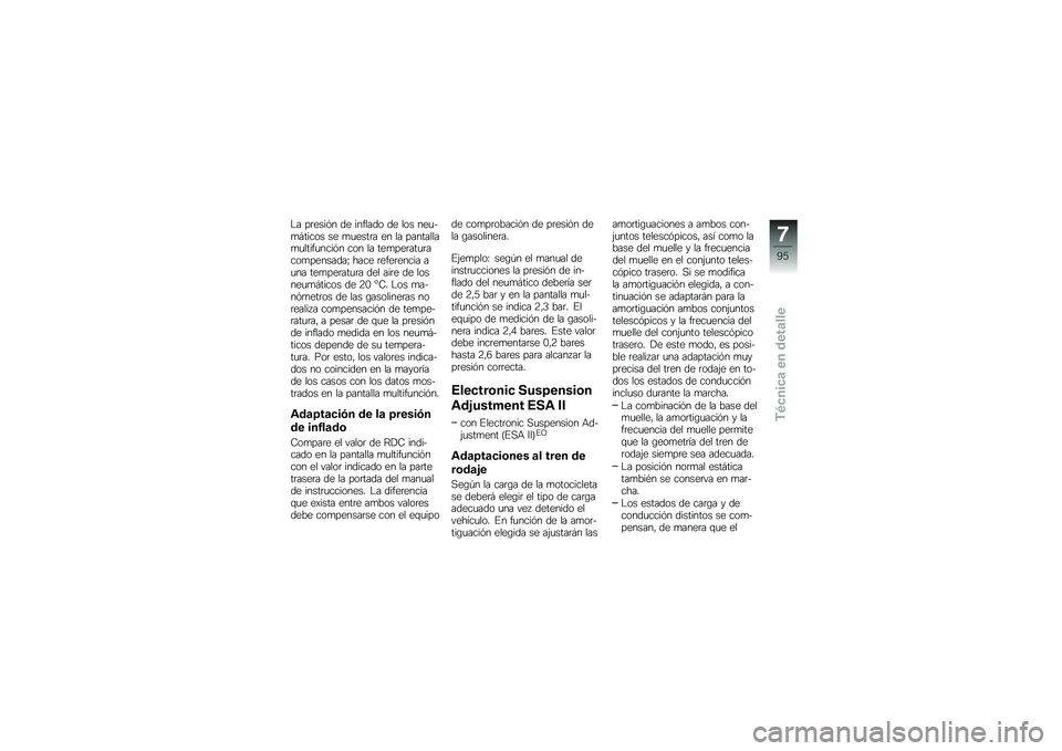 BMW MOTORRAD K 1300 S 2014  Manual de instrucciones (in Spanish) �$� ��	����&� �� ������� �� ��� ���
��
�#����� �� �
�
����	� �� �� ���������
�
�����
����&� ��� �� ���
���	���
�	����
�������