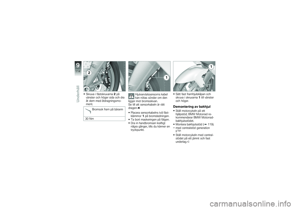 BMW MOTORRAD K 1300 S 2014  Instruktionsbok (in Swedish) �6�����\b � ���
��
�����\b���\b��%�����
��� �\f�� ����� �
��
�\b �\f�� �
��\b�� �
�� ���
 ���
��\b������
��\f������
���\f��
�\f� ���\b� �%�