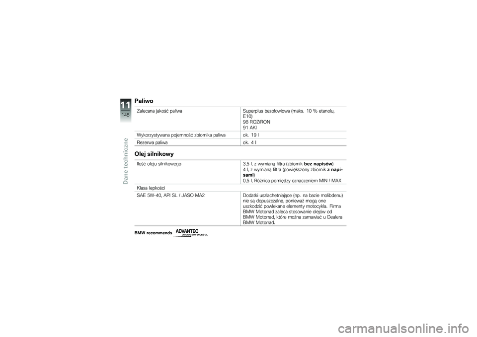 BMW MOTORRAD K 1300 S 2014  Instrukcja obsługi (in Polish) �����\b�
�������� � �����# �������5�������� �!��\f�������� �C�\b���� �.�- �V ��������	�<�.�-�D
�0�1 �A�;��R�A�;�G
�0�. �7�>�?
������\f�����