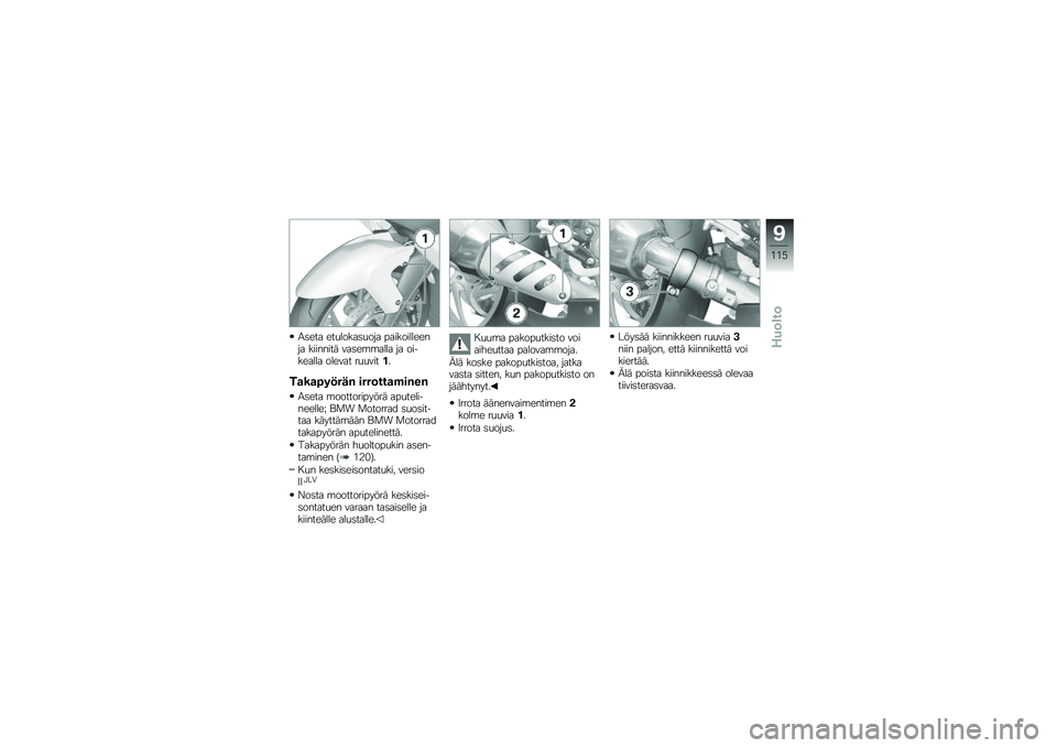 BMW MOTORRAD K 1300 S 2014  Käsikirja (in Finnish) �1�	��� ���
�����	�
��� ������������� �������� ���	��\b�\b���� �� ��������� ������ ��
�
�����
��
��
�3��!���% ����	���
�(��%�