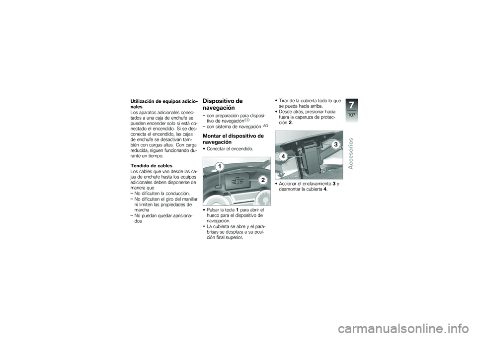 BMW MOTORRAD K 1600 GT 2012  Manual de instrucciones (in Spanish) �B�����1�
���"� �\b� ��6���7�	� �
�\b����	���
���
�"�� ����	���� ����������� ������$����� � �
�� ���&� �� �����
�� ����
���� ��