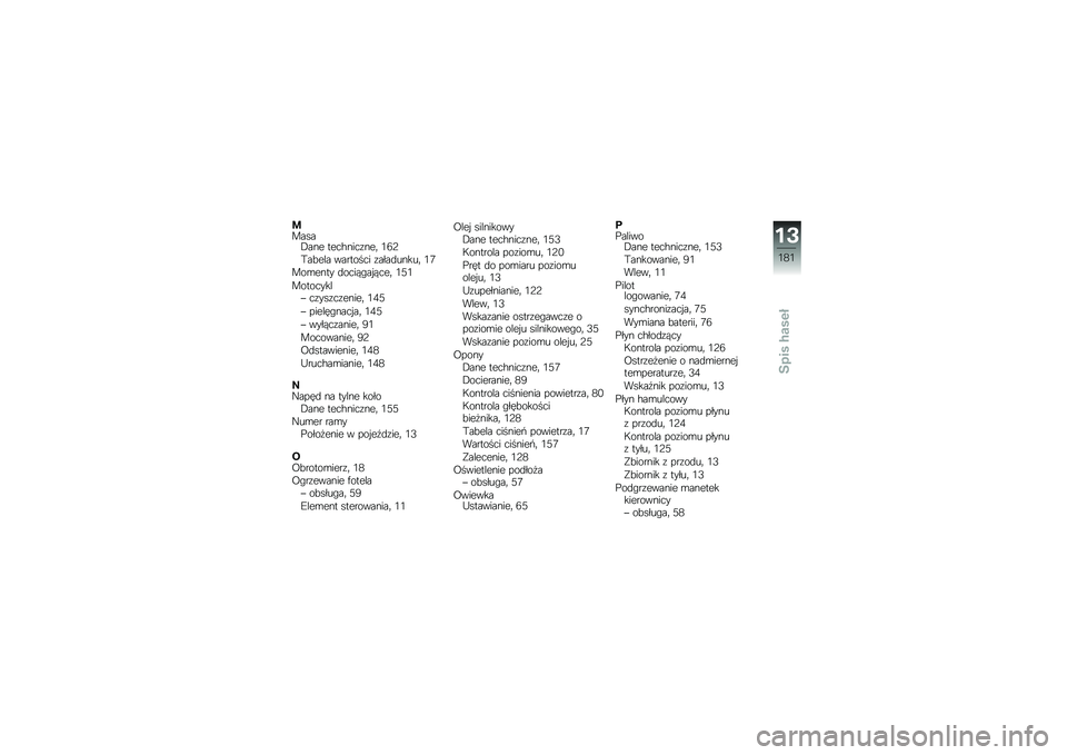 BMW MOTORRAD K 1600 GT 2012  Instrukcja obsługi (in Polish) �
�����+��� ����%����\f���	 �-�3�8
�(��#��� �������� �\f����
�����	 �-�7
���\b���� �
�������"����	 �-�1�-
���������R ��\f���\f��\f�����