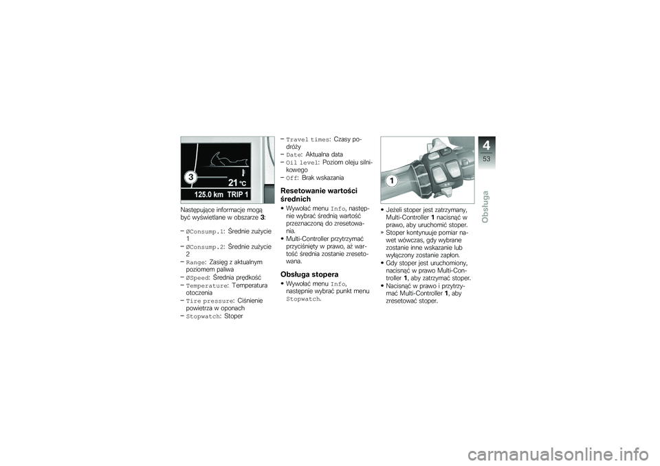 BMW MOTORRAD K 1600 GT 2012  Instrukcja obsługi (in Polish) �F�������"��� ���)���\b���"� �\b����#��$ ����������� � ��#��\f���\f���M
�1���
����.�&� �M �<���
��� �\f��
�����-
�1���
����.�&�!�M �<���
��