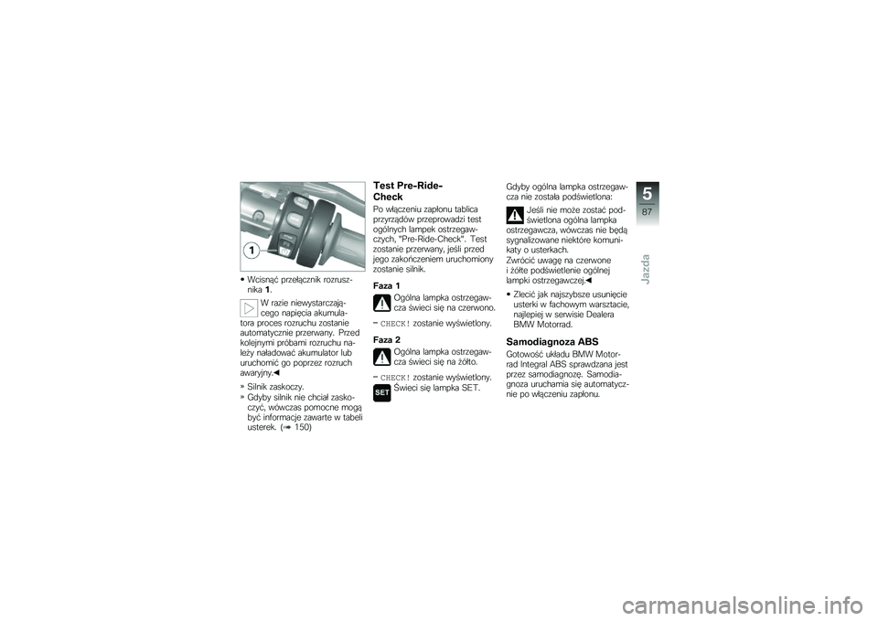 BMW MOTORRAD K 1600 GT 2012  Instrukcja obsługi (in Polish) �������$ ���\f�����\f��� ���\f����\f������� 
� ���\f�� �����������\f��"������ �������� ����\b�������� ������ ���\f����%� 