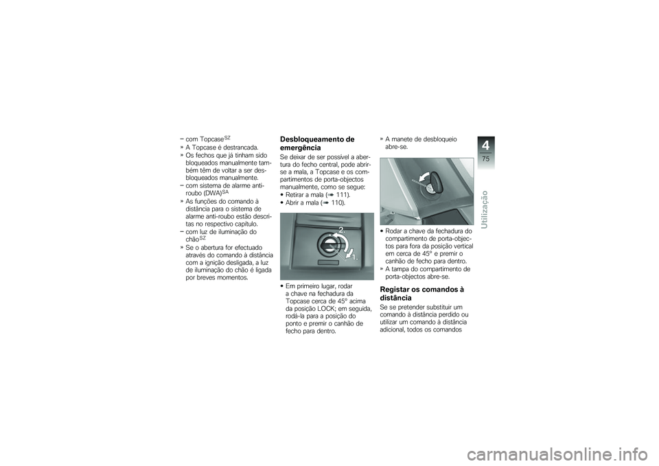 BMW MOTORRAD K 1600 GT 2012  Manual do condutor (in Portuguese) ��� �C��
���\b�
�B�R
�& �C��
���\b�
 �* ��
�\b���������
�0�\b �	�
����\b � ��
 �1�, ������ �\b������� ��
����\b ��������
���
 ������*� ��E� ��
