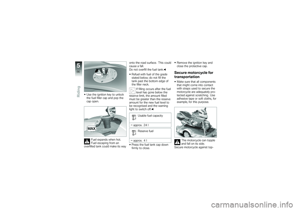 BMW MOTORRAD K 1600 GT 2013  Riders Manual (in English) �5�� �
�� �����
��� ���
 �
� ���\f����
�� ����\f ���\f�\f��\b ��	� �	�� ��� �
����	� �����
����\f ��-��	��� ���� ���
�����\f ����	���
