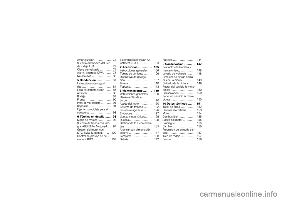 BMW MOTORRAD K 1600 GT 2013  Manual de instrucciones (in Spanish) �+�
��	���\b�
����%� � � � � � � � � � � � � � � � �7�4�,�����
� ������	�%���� ��� ��	���� �	����&� �#�,�+ � � � � � � � � � � � � � � �7�