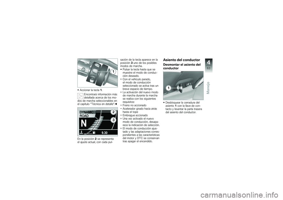 BMW MOTORRAD K 1600 GT 2013  Manual de instrucciones (in Spanish) �+�������	 �� �������
�#������	��	�  �����	�
����%� �
� ���������� ����	�� �� ��� �
��$��� �� �
��	��� �������������� ���� 
