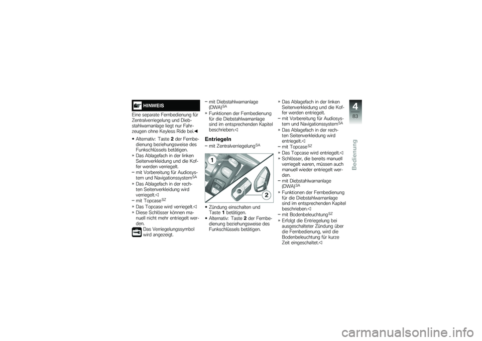 BMW MOTORRAD K 1600 GT 2014  Betriebsanleitung (in German) ���;��=��3
�F��\b� �	��=�\f��\f�� ����\b������\b��\b� ����@��\b���\f�$���������$��\b� ��\b� �)�����	��\f��$�"�\f��\b�\f�\b�$�\f�� �$���� �\b�� ��\