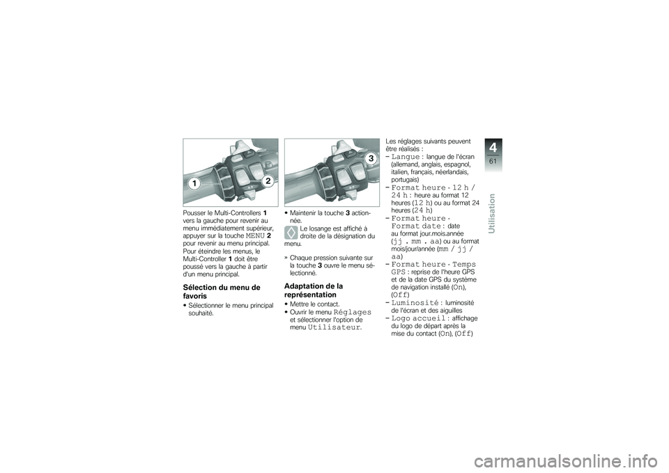 BMW MOTORRAD K 1600 GT 2014  Livret de bord (in French) �<�����	� ��	 �����\f��7��������	�����	�� �� ����
��	 ���� ��	��	��\f� ����	�� �\f���\b��\f���	��	�� ����\b��\f�	���(�����#�	� ��� ��
