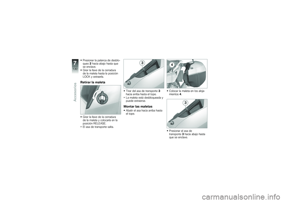 BMW MOTORRAD K 1600 GT 2014  Manual de instrucciones (in Spanish) ��	�������	 �� ������� �� ��������\f�
���!����� ����(� ����� �\f�
��� ��������
�E��	��	 �� ����� �� �� ���	�	���
�	��� �� �
�