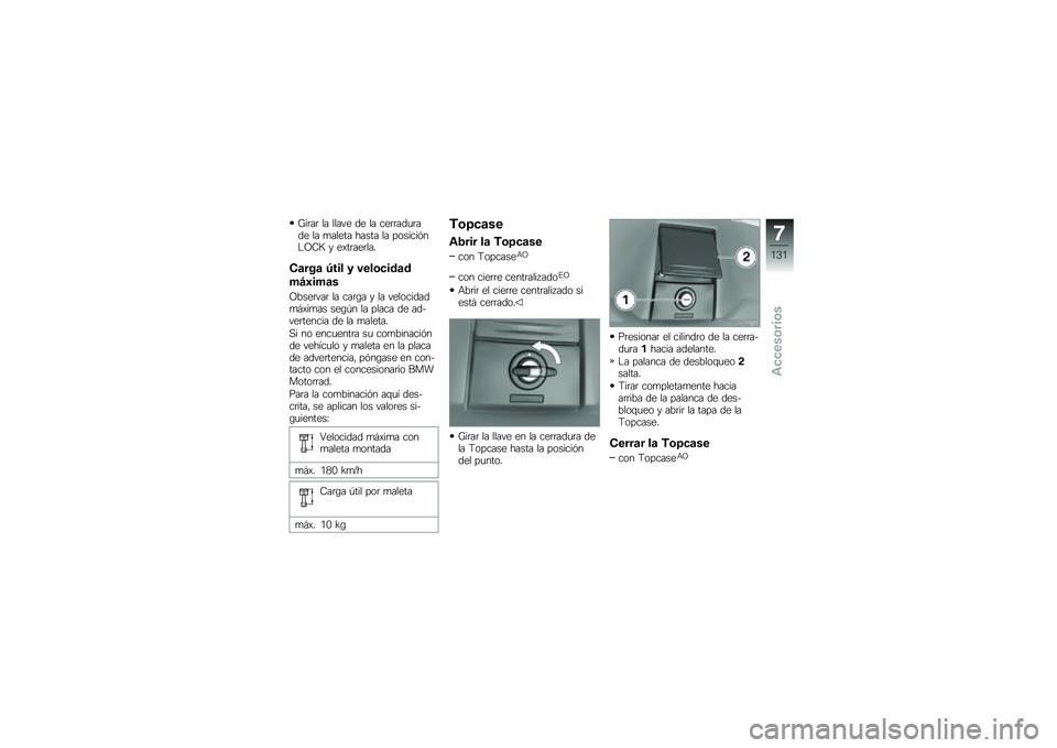 BMW MOTORRAD K 1600 GT 2014  Manual de instrucciones (in Spanish) �E��	��	 �� ����� �� �� ���	�	���
�	��� �� �
����� ����� �� �������&��$�<�8�: � ��)��	���	���
��	���	 �F��� � ����\b�
���	�
��@�0���	�