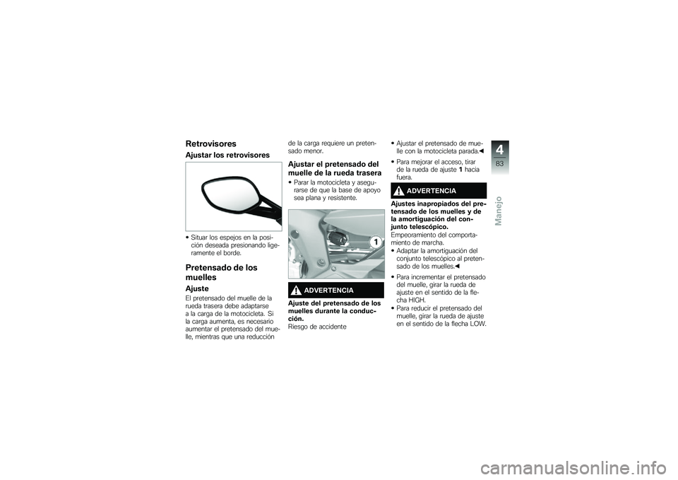 BMW MOTORRAD K 1600 GT 2014  Manual de instrucciones (in Spanish) �8����\b����\b���
�\f�&����	� ��\b� �����\b����\b���
�,���
��	 ��� �����(�� �� �� ��������&� ������� ��	��������� ���\b���	��
��