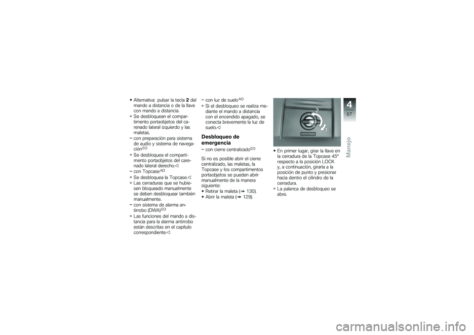 BMW MOTORRAD K 1600 GT 2014  Manual de instrucciones (in Spanish) �+����	�������N ��
����	 �� ������!����
���� � ��������� � �� �� �������� �
���� � ����������
�,� �������\f�
��� �� ���
�