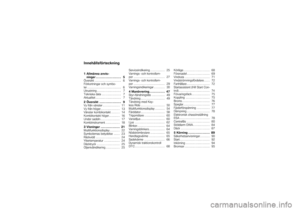 BMW MOTORRAD K 1600 GT 2014  Instruktionsbok (in Swedish) 